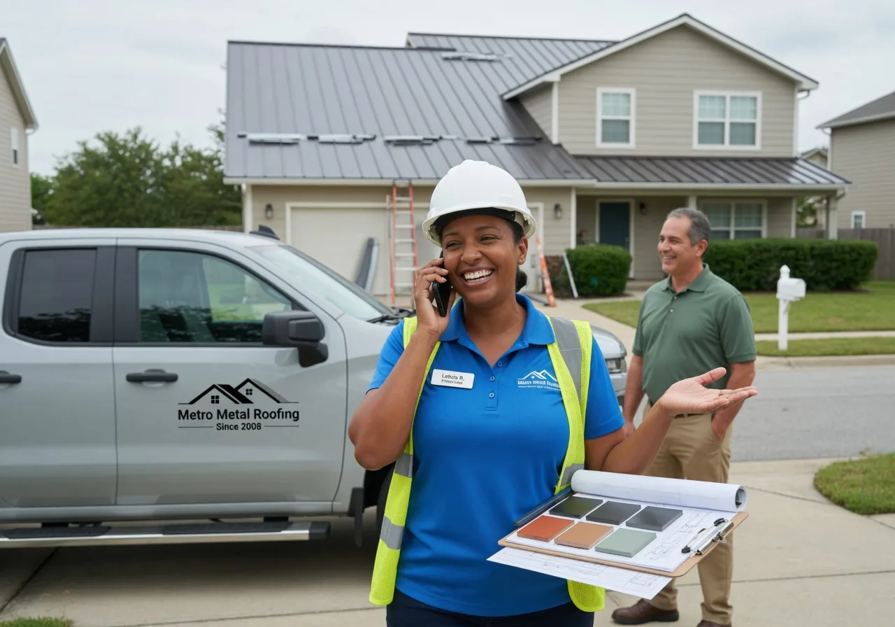 Storm Damage Metal Roof Repair in Martinsburg, IA